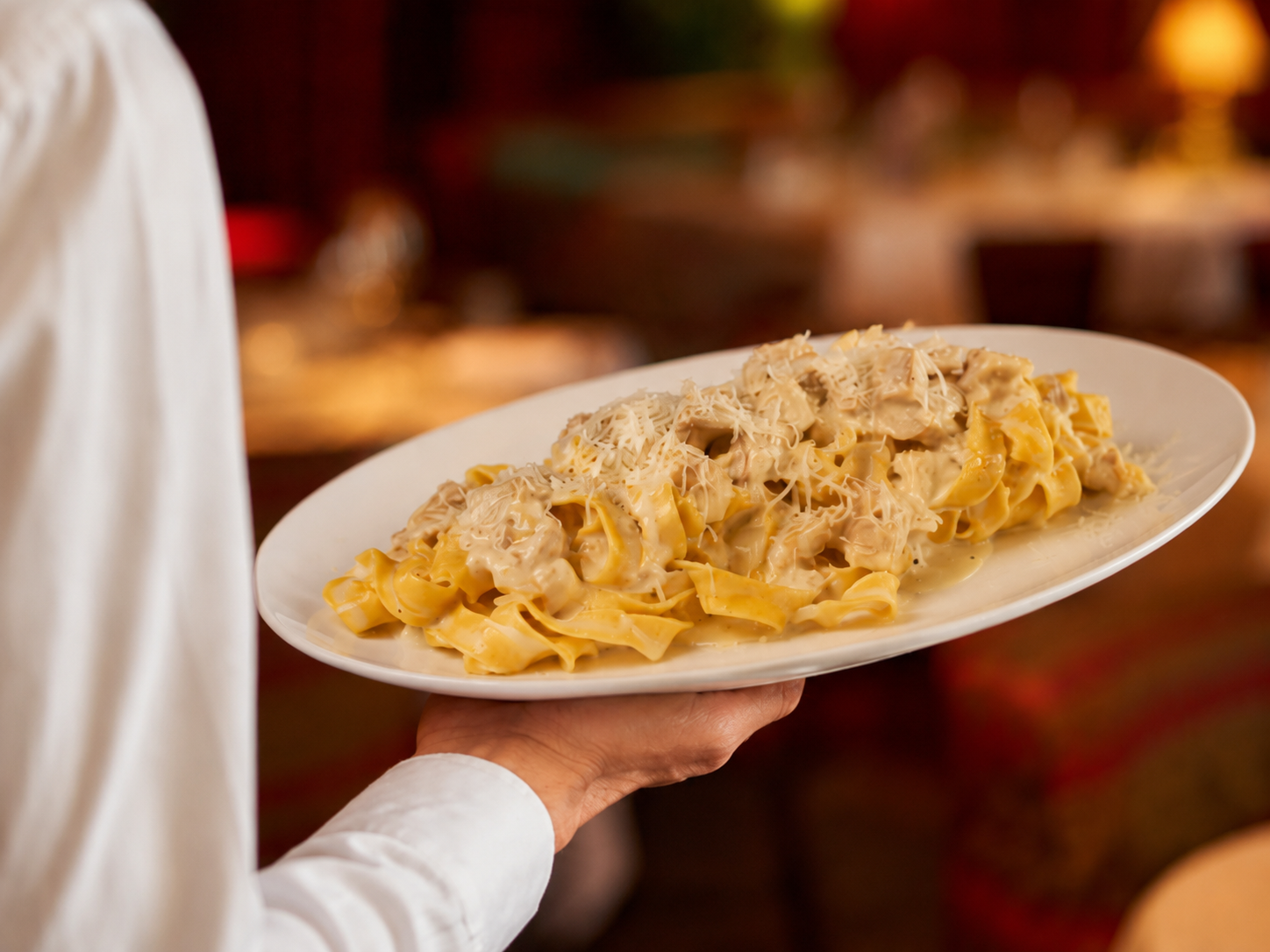 Handcrafted Italian pasta at Nicoletta Cancun